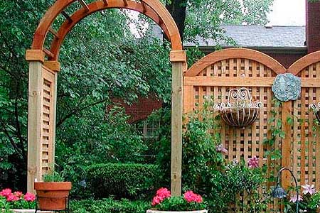 Заборы с арками